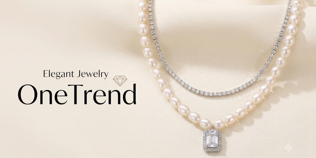 Handcrafted pearl necklaces manufactured in India using traditional stringing techniques and modern quality control for wholesale export by OneTrend.