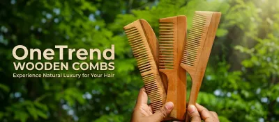 Premium handcrafted wooden combs manufactured and exported from India by OneTrend for wholesalers, importers, distributors, retailers, and private label brands worldwide.