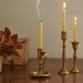 Handcrafted Brass Candle Holders for Wholesale, OEM Manufacturing, and Global Export from India