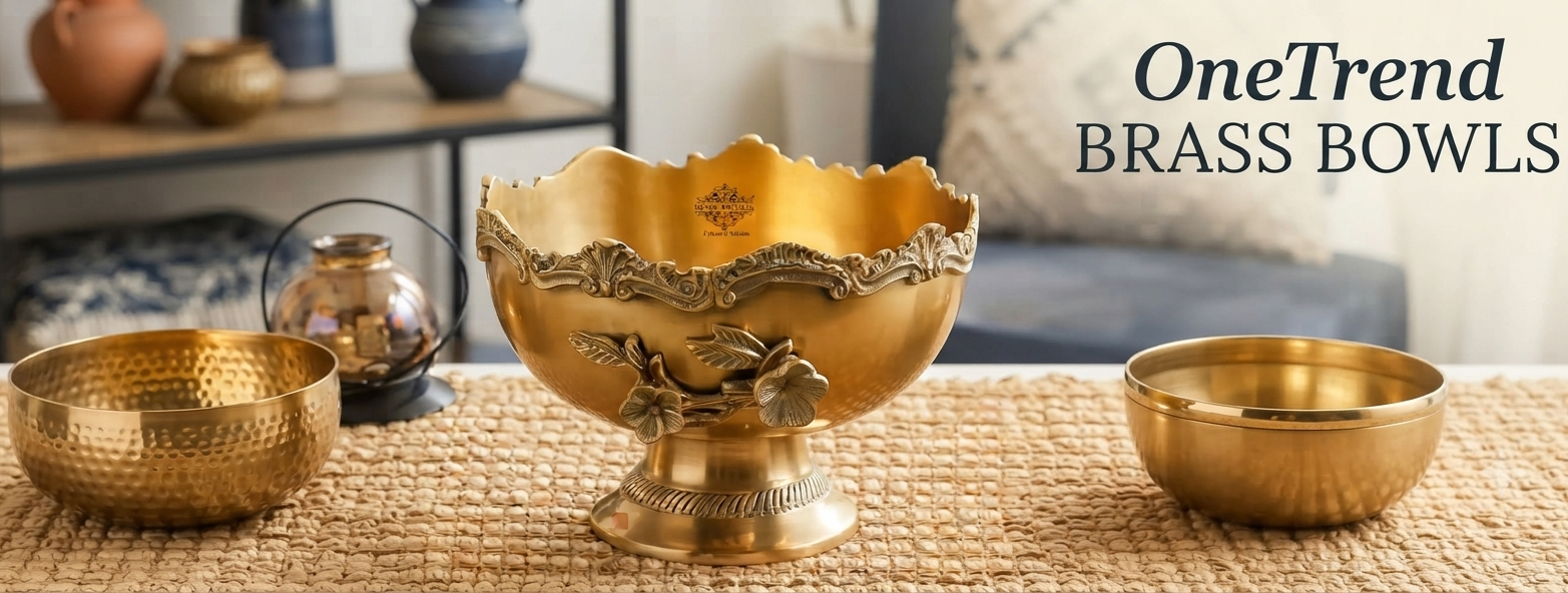 Handcrafted brass bowls manufacturer in India exporting to Canada