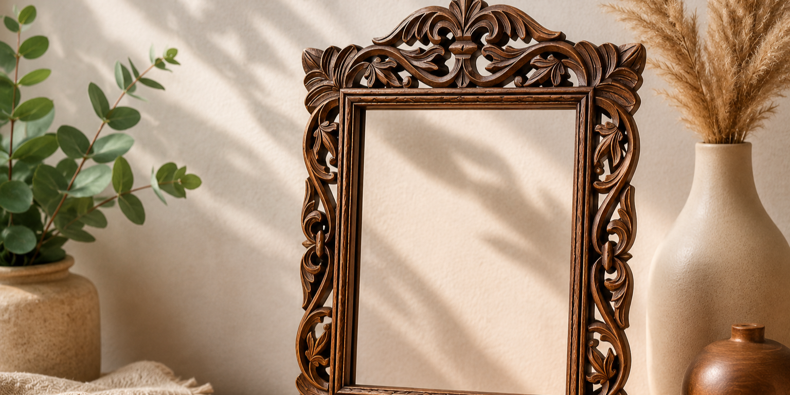 Wooden photo frame manufacturer and exporter from India to USA – handcrafted wooden frames for wholesale and home décor