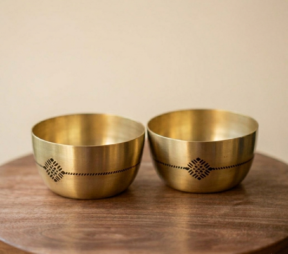 Antique Finish Brass Bowl – Handmade Brass Bowls in Solid Brass from India