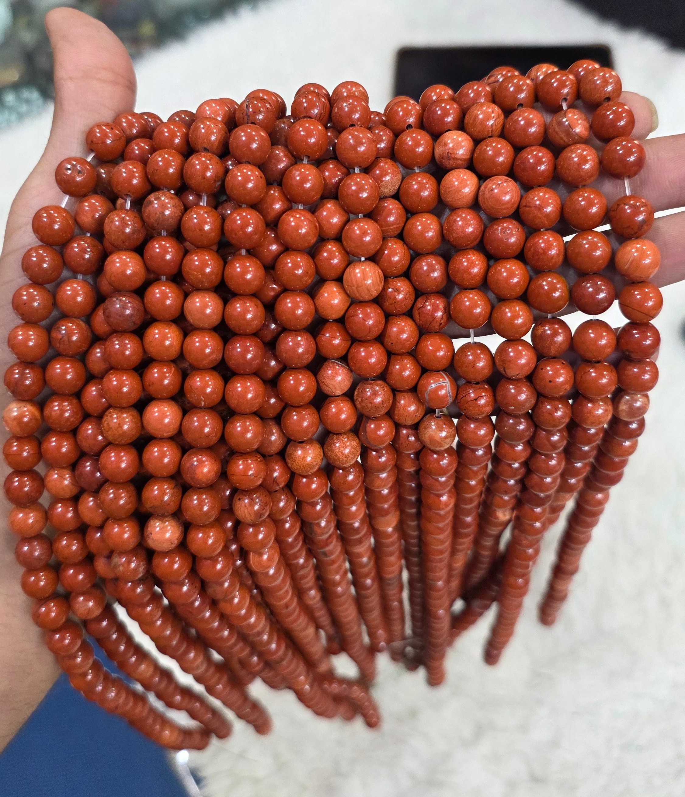 Natural Rice Pearl Beaded Necklace – Handmade Pearl Necklaces in Keshi Pearl from India