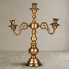 Carved Brass Religious Candle Holder – Handmade Brass Lighting Decor in Pure Brass from India