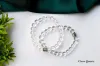 Designer Pearl Bracelet With Stainless Steel Chain – Handmade Pearl Bracelets in Baroque Pearl from India