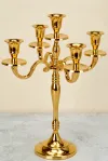 Handcrafted brass 5 arm candelabra for wholesale export