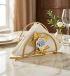 Premium floral brass napkin holder manufacturer from India