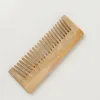 Handcrafted wooden fine and wide-tooth hair comb for wholesale export