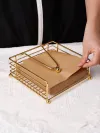 Luxury brass weighted napkin holder for wholesale export