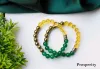Luxury Freshwater Pearl Gold Plated Bracelet – Handmade Pearl Bracelets in Tahitian Pearl from India