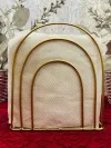 Modern Brass Arch Napkin Holder for Dining Table with Gold Finish | Handmade Brass Tissue Holder by OneTrend