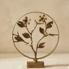 Brass Tree of Life wall decor with birds handcrafted in premium brass finish for wholesale export