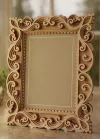 Handcrafted ornate wooden photo frame for wholesale export