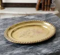 Antique Finish Brass Plate – Handmade Brass Plates in Solid Brass from India