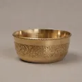 Artisan Engraved Brass Bowl – Handmade Brass Bowls in Solid Brass from India