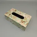Premium decorative floral tissue box cover manufactured in India for wholesale export