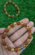 Handmade Rudraksha Crystal Evil Eye Bracelet Wholesale Exporter from India