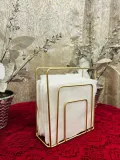 Handcrafted brass cocktail napkin holder manufacturer India