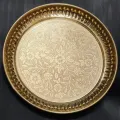 Solid Pure Brass Plate Design – Handmade Brass Plates in Solid Brass from India