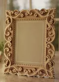 Handcrafted ornate wooden photo frame for wholesale export