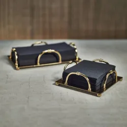 Arch Brass Cocktail Napkin Holder
