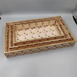 Decorative Serving Tray Set