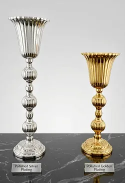 Luxury Metal Decorative Flower Vase for Wholesale